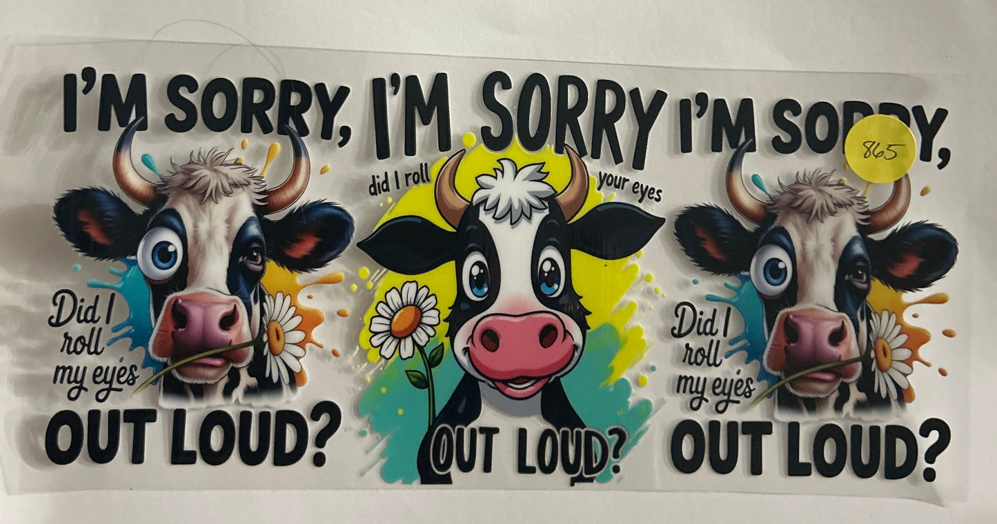 865 cow wrap