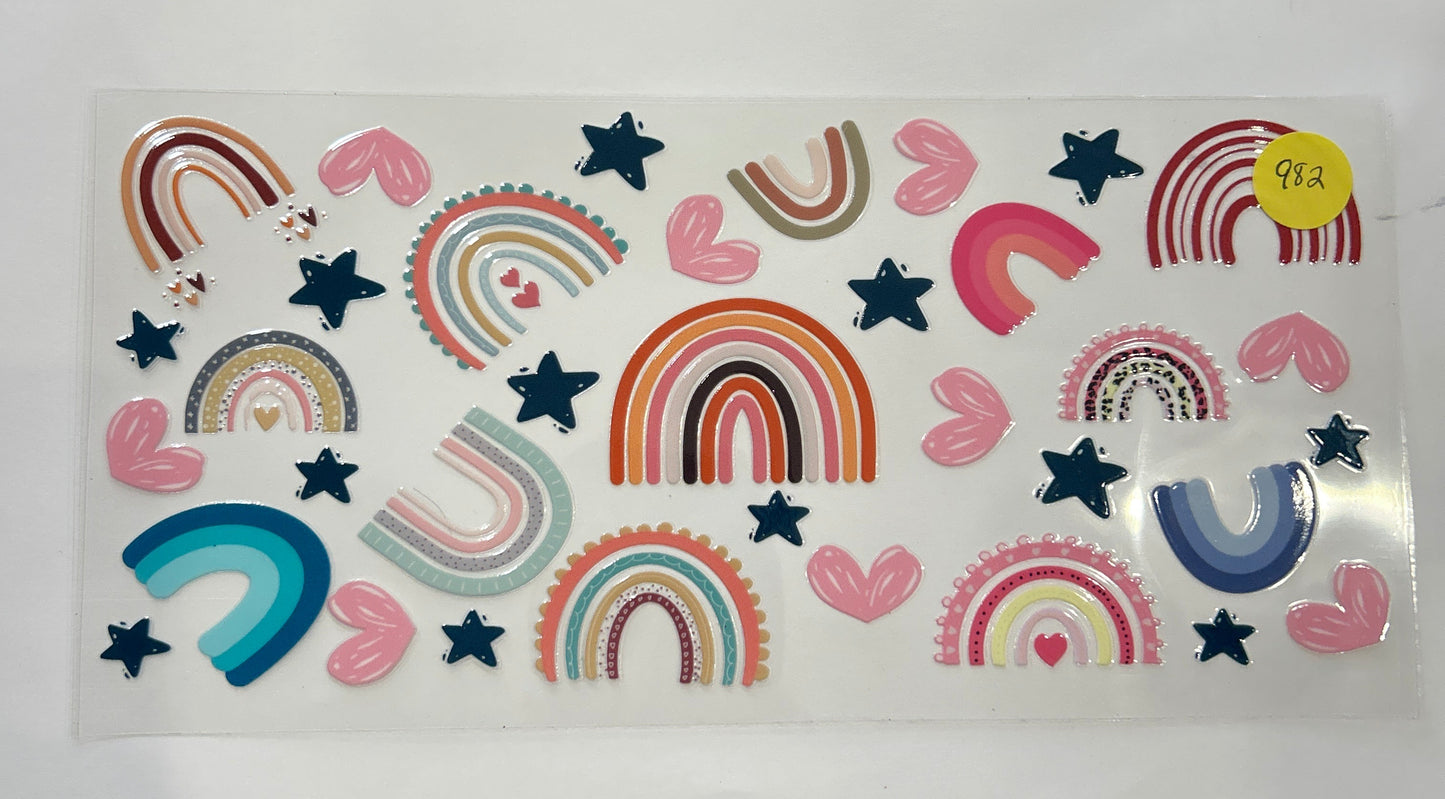 982 rainbow wrap