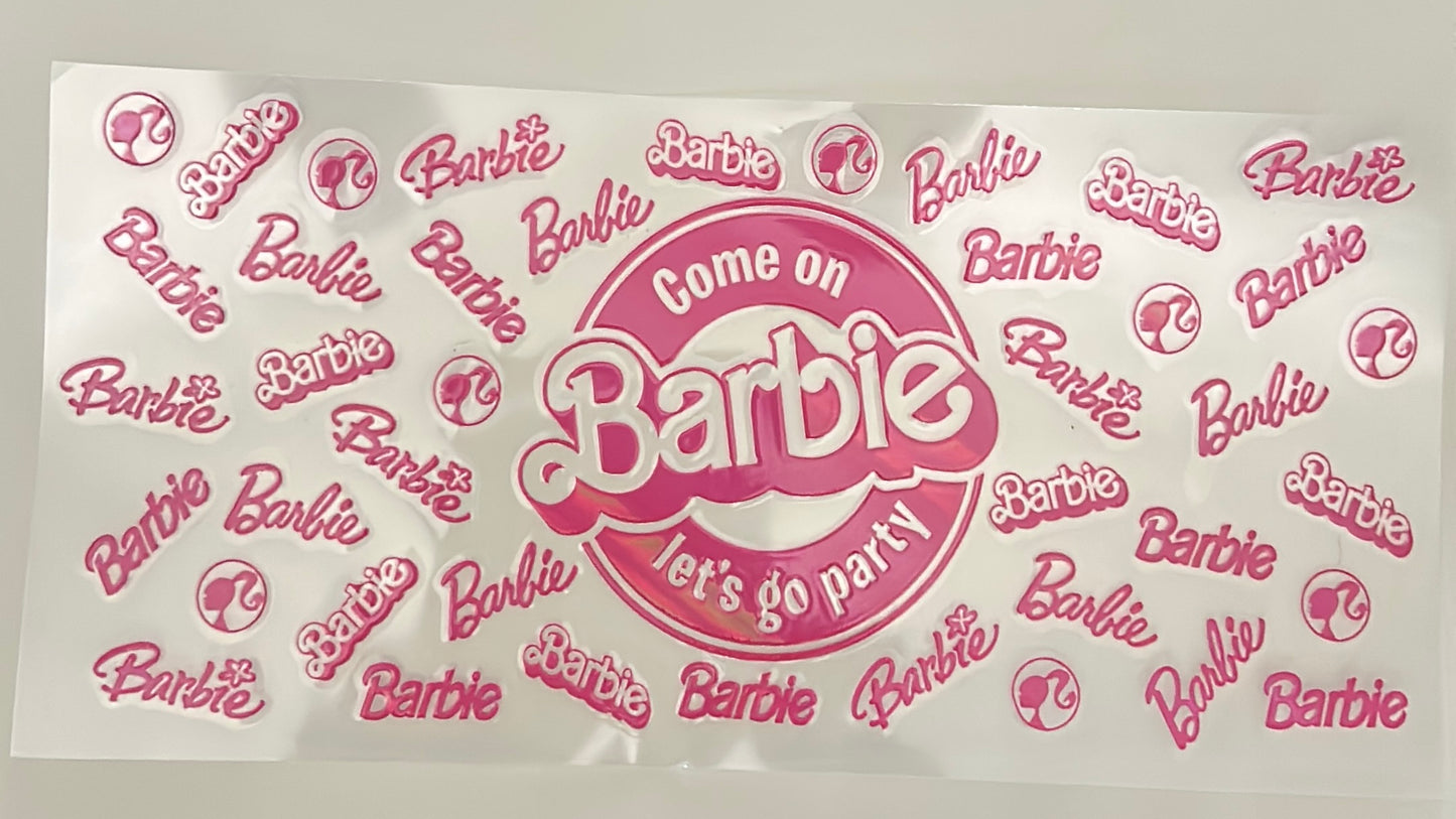 552 Barbie 1 holographic wrap