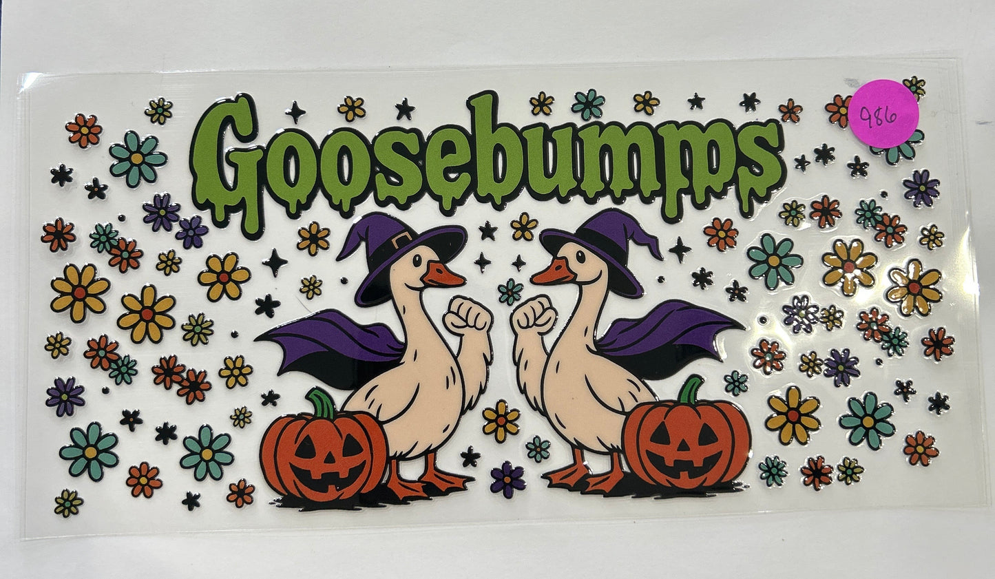 986 fall goosebumps wrap