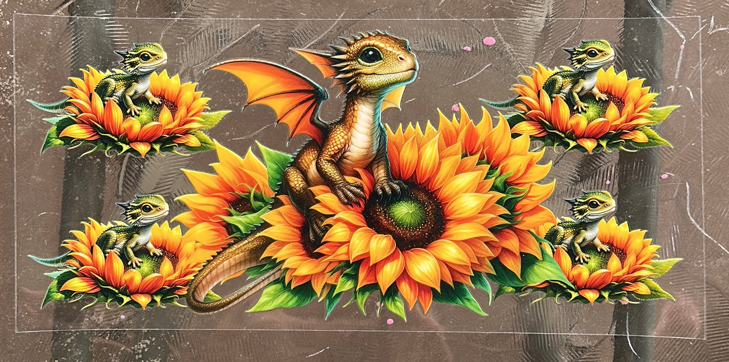 432 Sunflower Dragon wrap