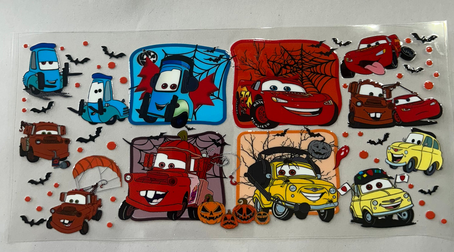 588 Halloween cars wrap