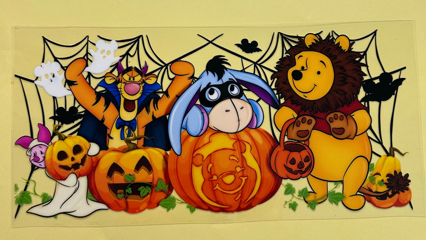 737 Halloween Winnie the Pooh wrap