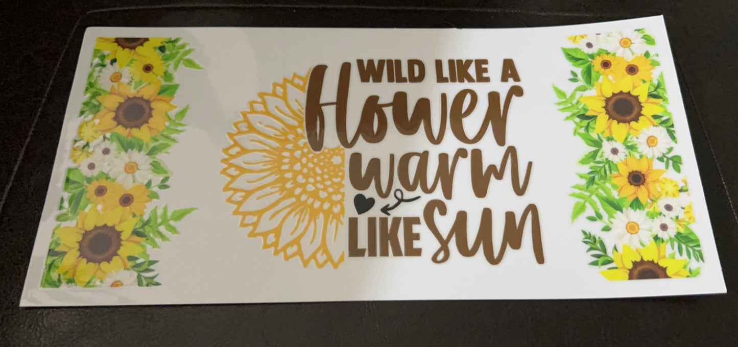17 Sunflower wrap