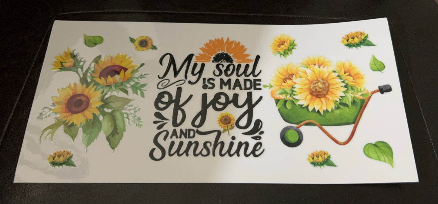 15 Sunflower wrap