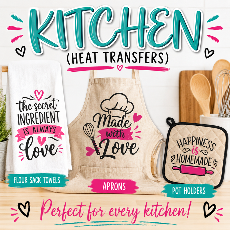 Kitchen items (heat transfers)