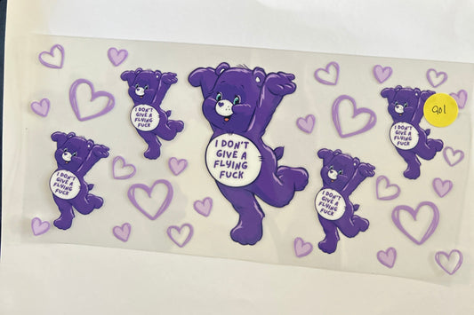 901 naughty words Care Bears wrap