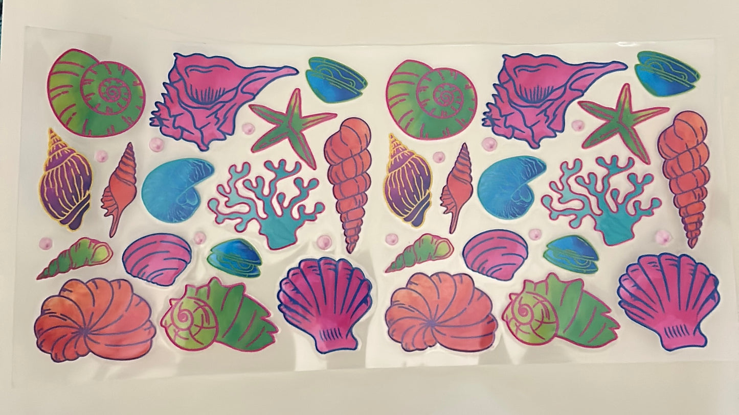 564 Sea Shells holographic