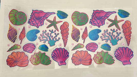 564 Sea Shells holographic