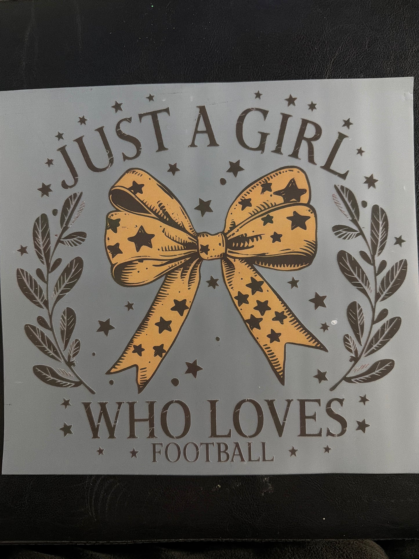 ✨91 Just A Girl Who Loves Football Transfer