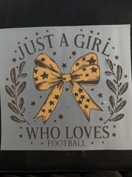 91 Just A Girl Who Loves Football Transfer