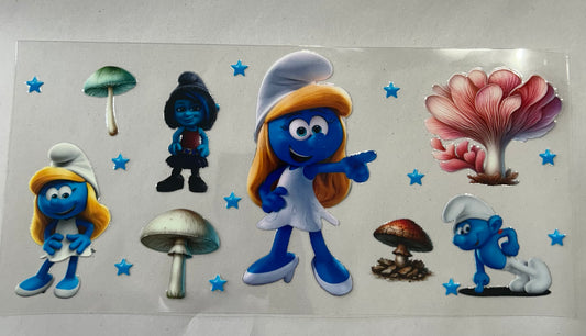 635 Smurfs wrap