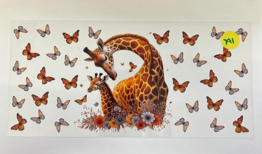 791 Giraffe wrap