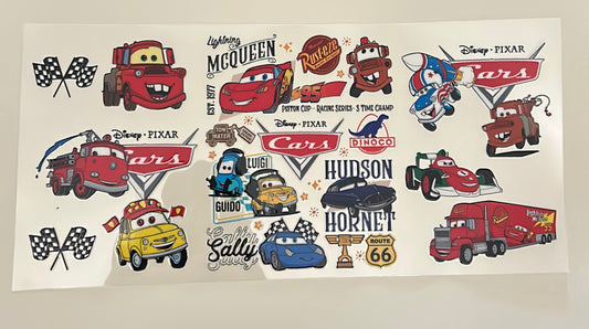 550 Cars Movie wrap
