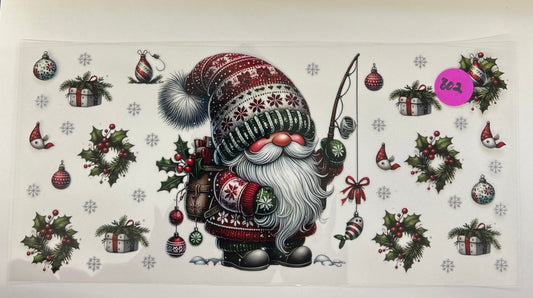 802 Gnome Christmas wrap