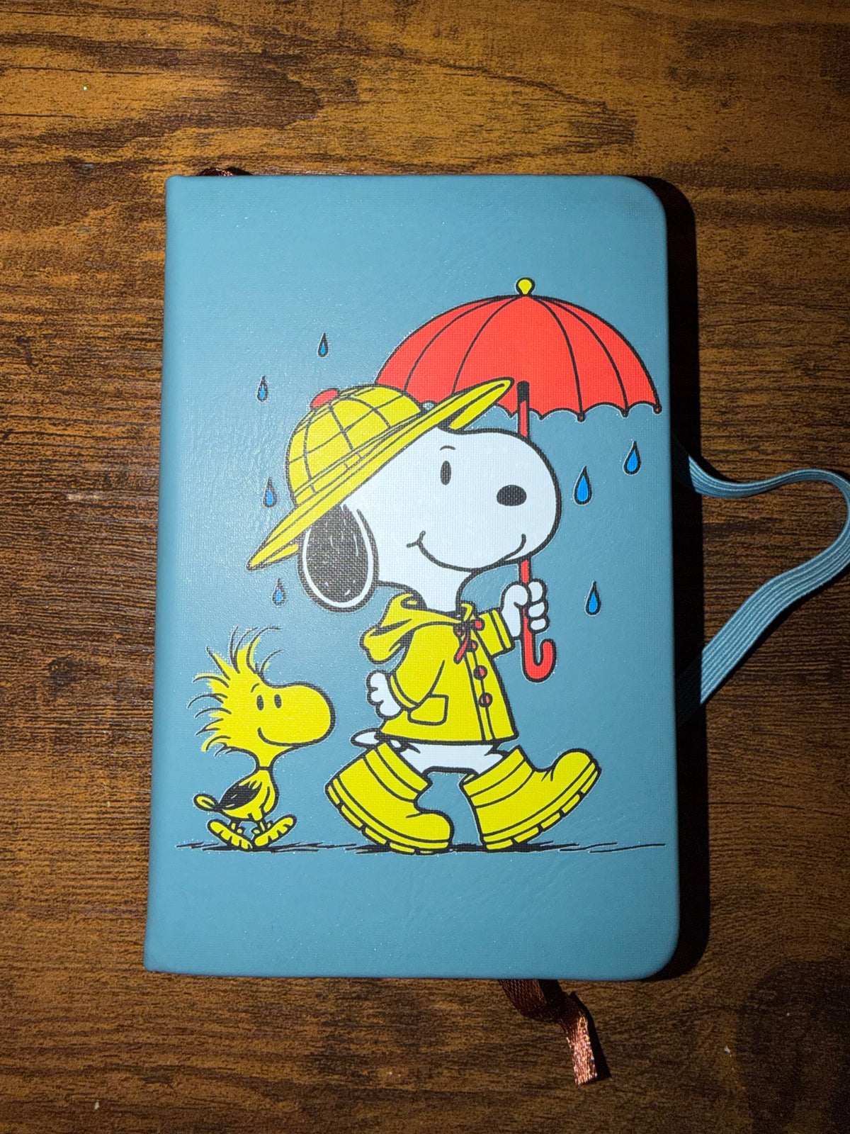 Small Blue Snoopy Notebook