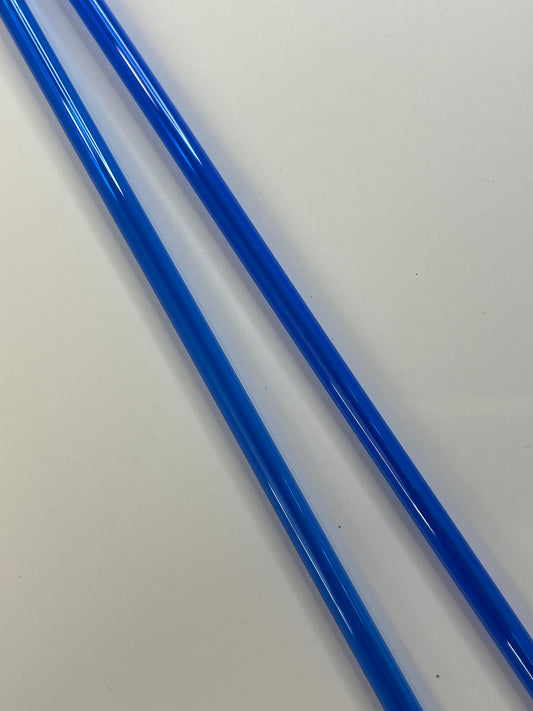 11in blue straw