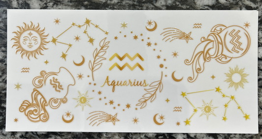 175 Zodiac Aquarius wrap