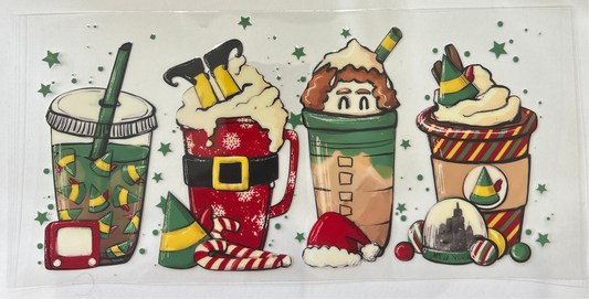 332 Coffee Christmas wrap