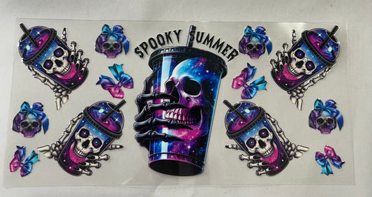 642 Gothic skeleton wrap