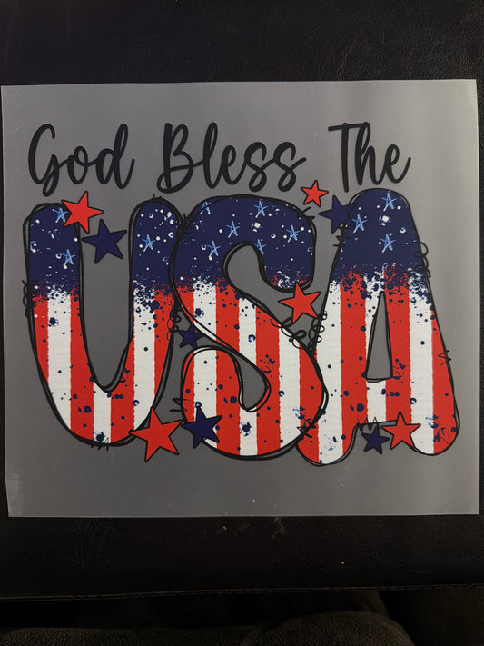 God Bless The USA Transfer