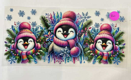 860 winter penguin wrap