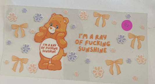 912 naughty words Care Bears wrap