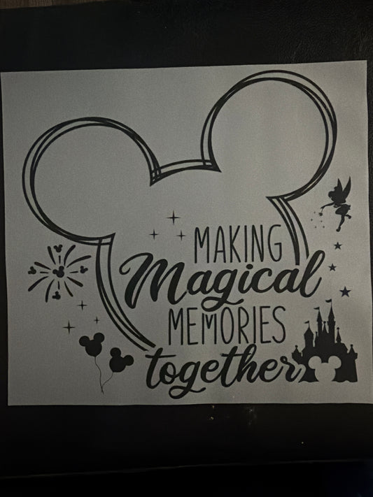 *Making Magical Memories* Transfer