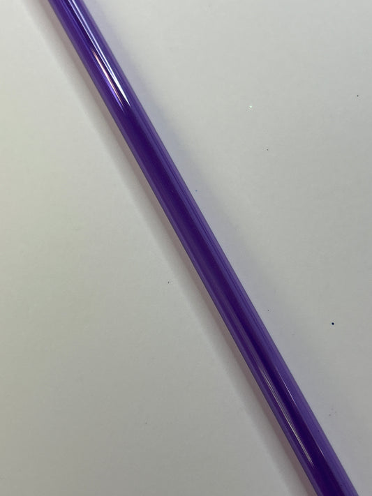11in light purple straw