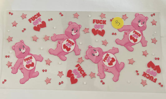 917 naughty words Care Bears wrap