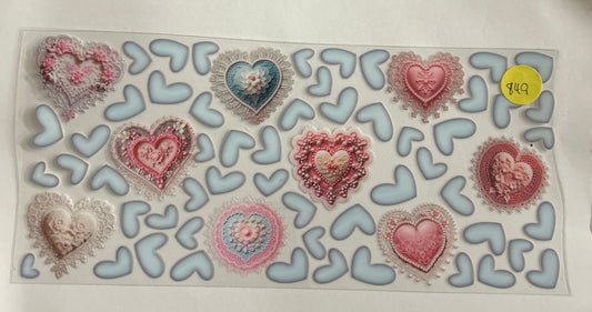 849 Hearts wrap