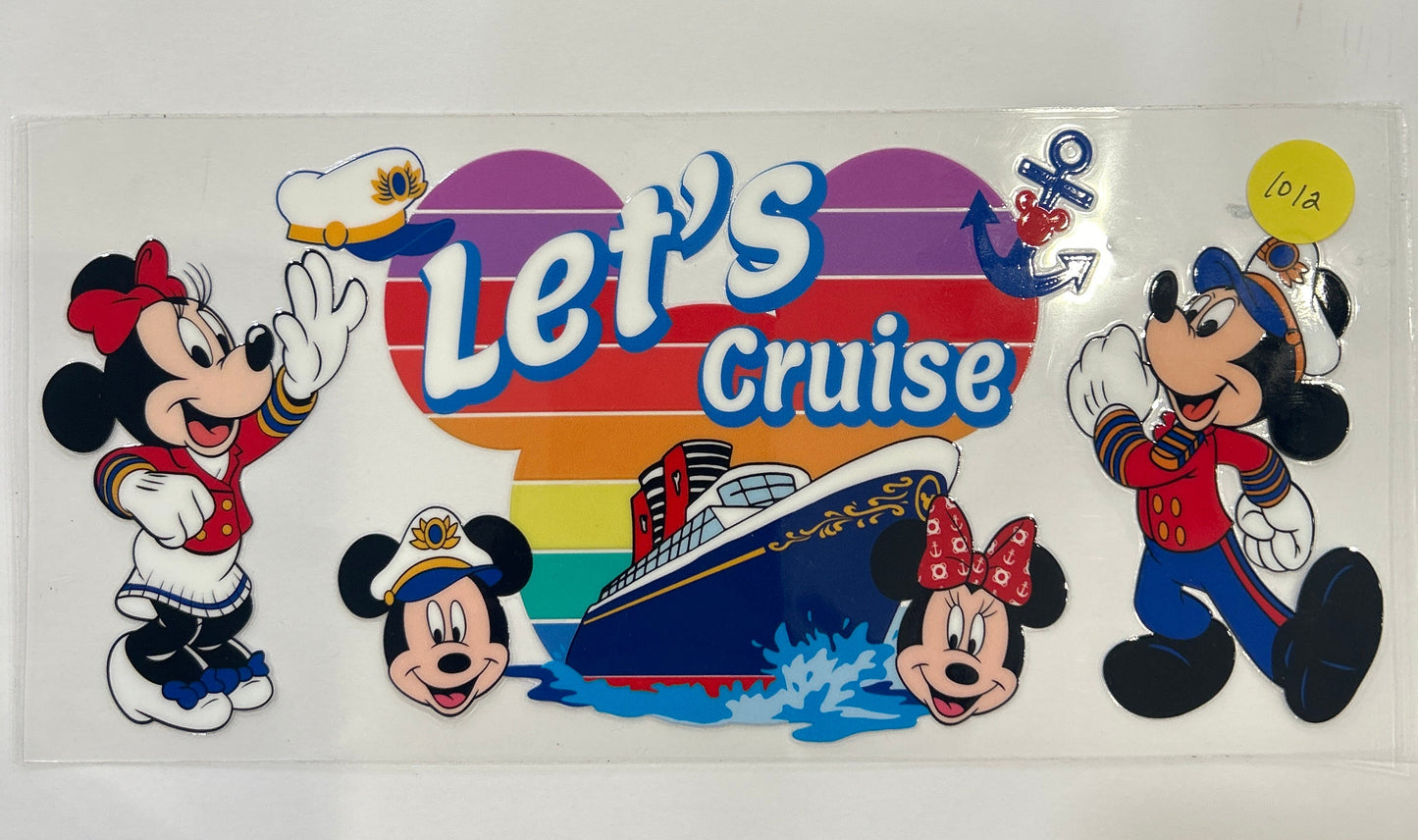 1012 Mickey & friends cruise wrap