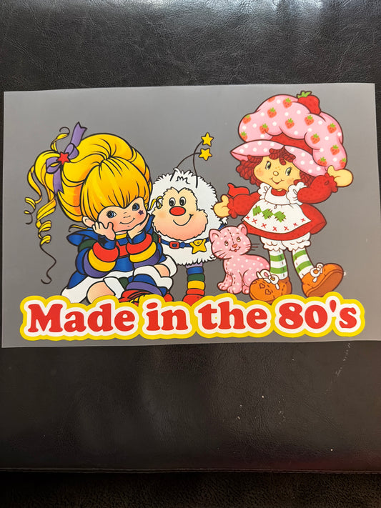 56 Rainbow Bright & Strawberry Shortcake Transfer
