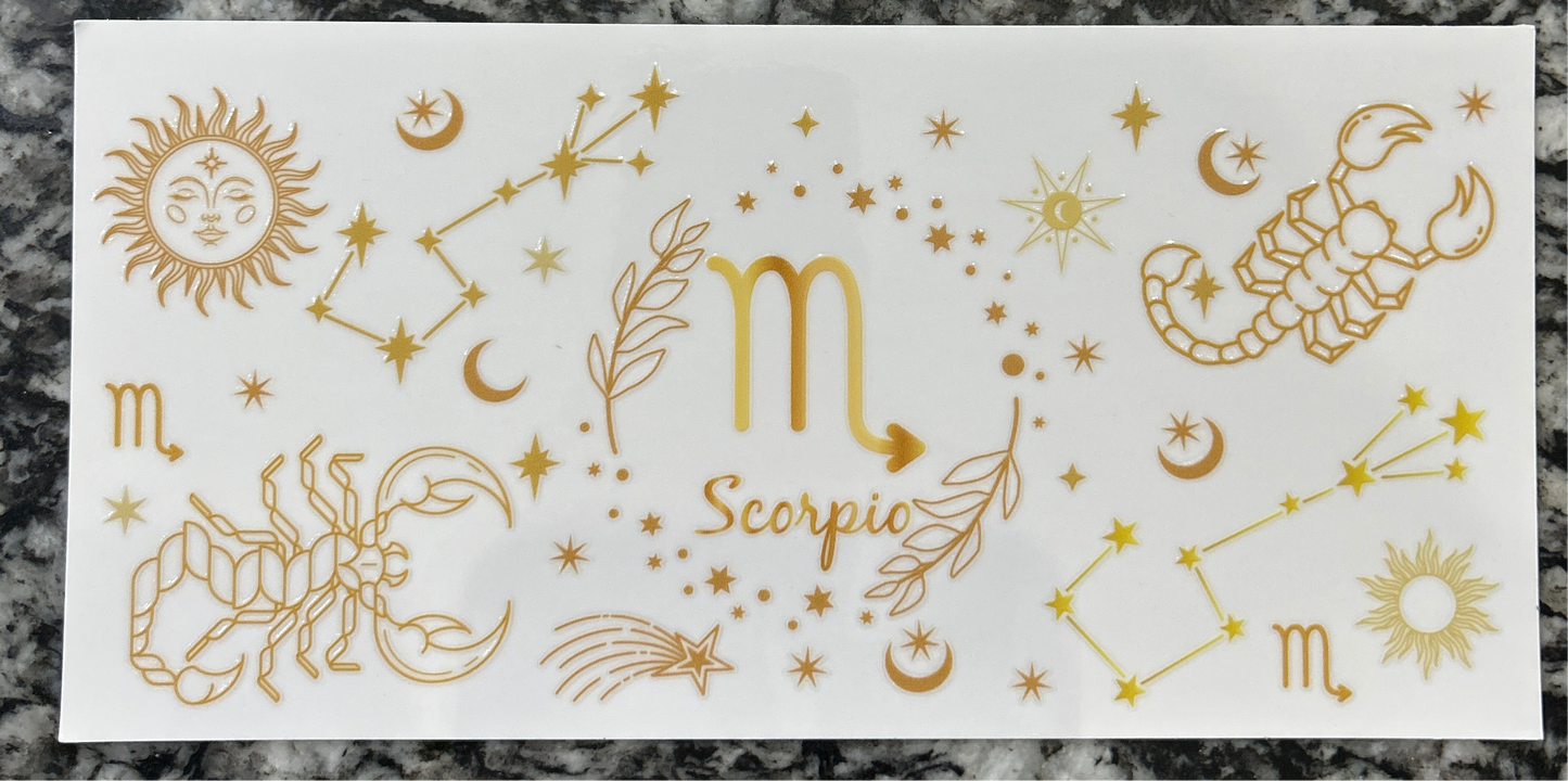 172 Zodiac Scorpio wrap
