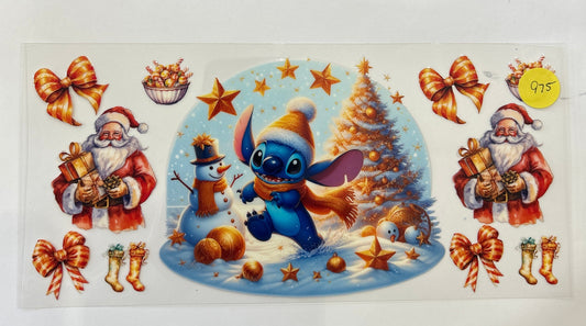 975 Christmas stitch wrap