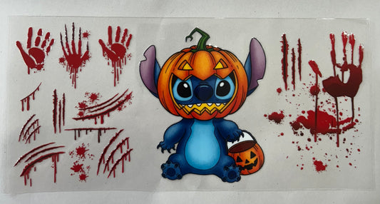 587 Halloween stitch  wrap