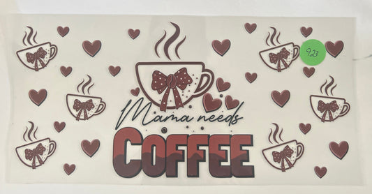 923 Mom/Mama coffee wrap