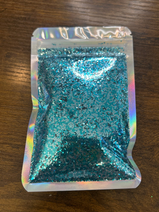Light blue small chunky