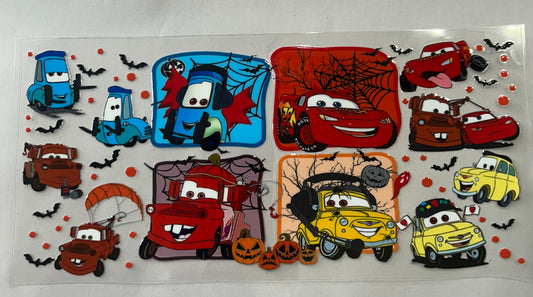 588 Halloween cars wrap