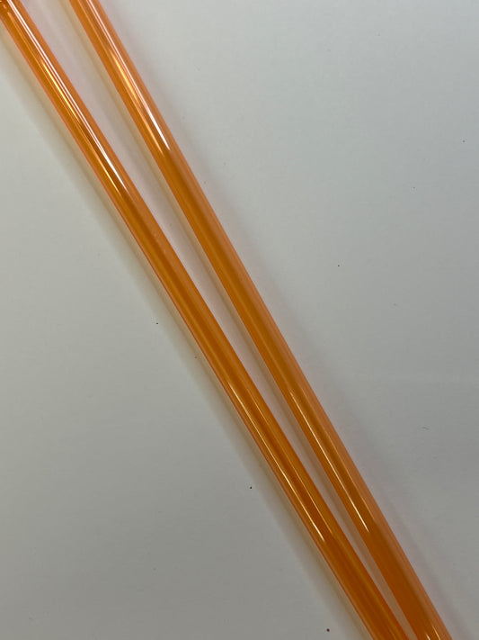 11in orange straw