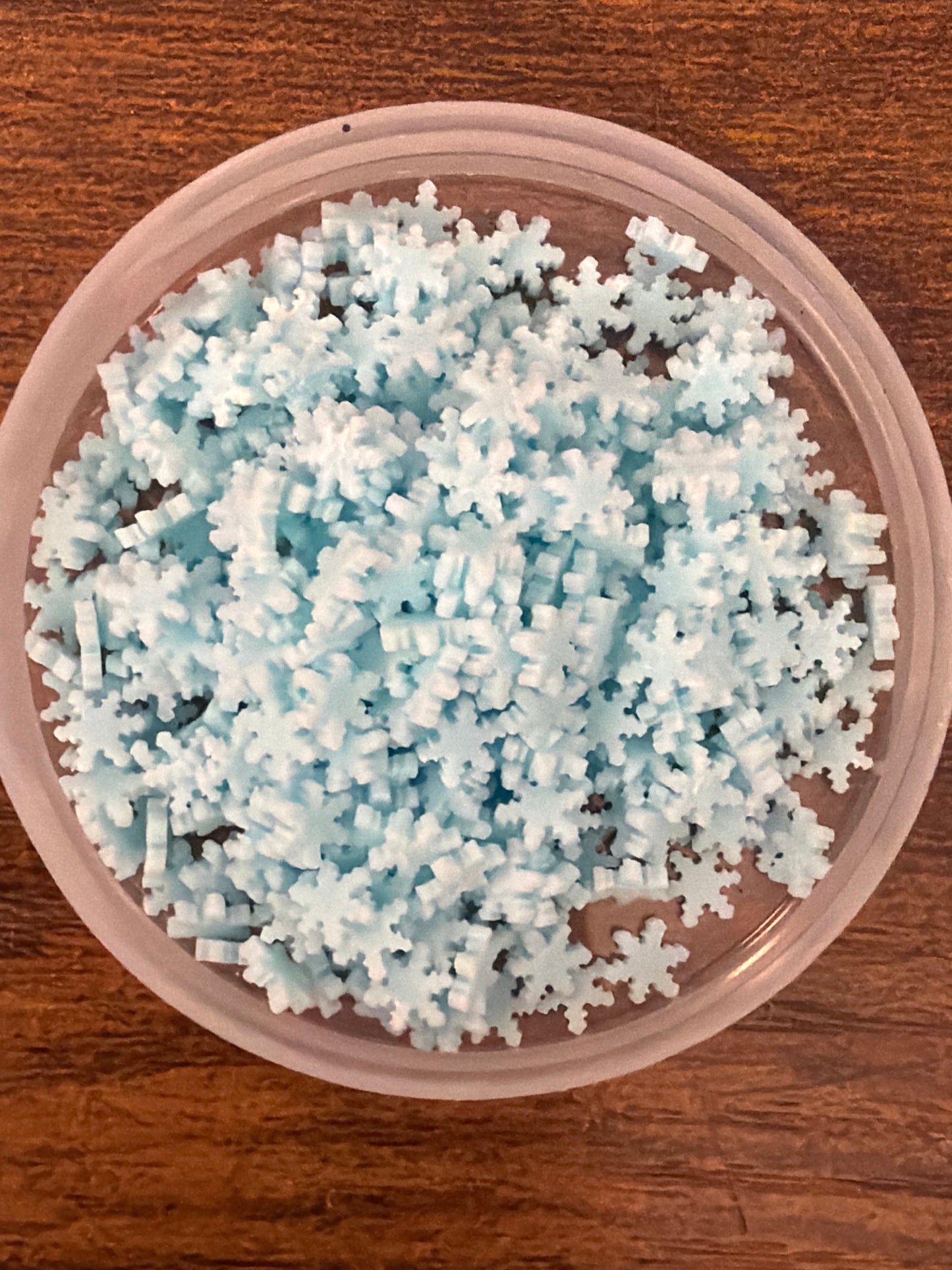 Blue snow flakes 168