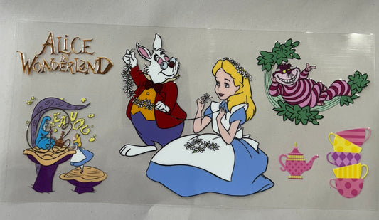 574 Alice in wonderland  wrap