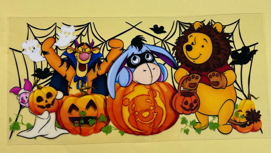 737 Halloween Winnie the Pooh wrap