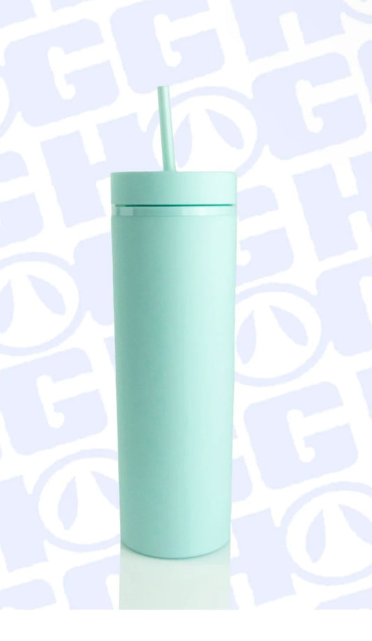 22oz Skinny Tumbler Mint pre order