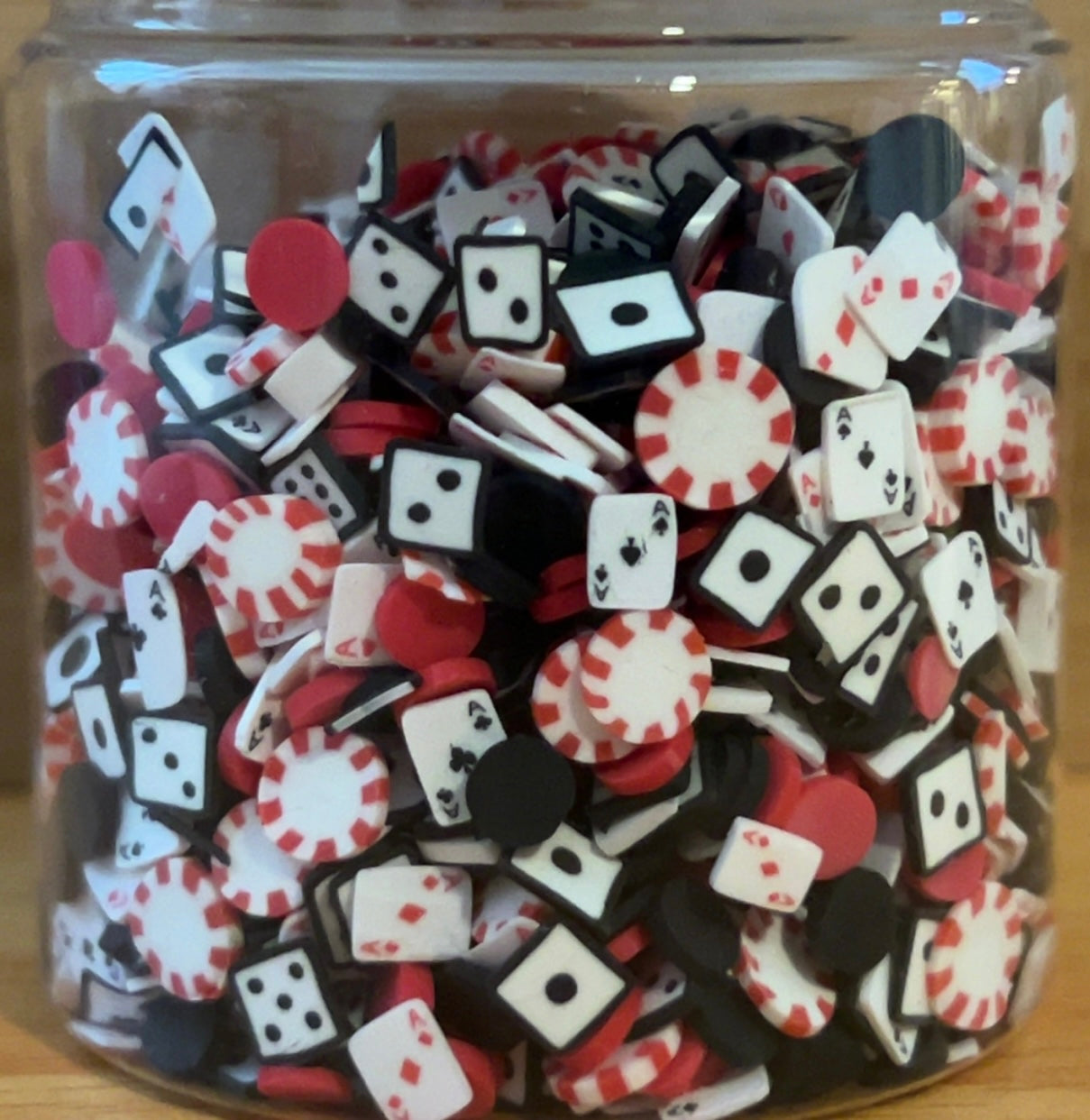 Card & poker resin pieces