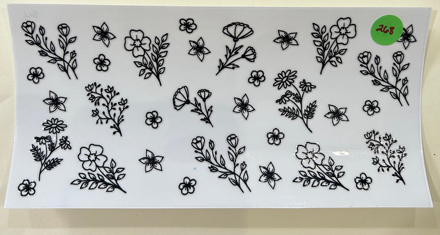 268 Flowers wrap