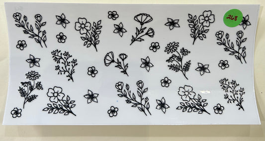 268 Flowers wrap