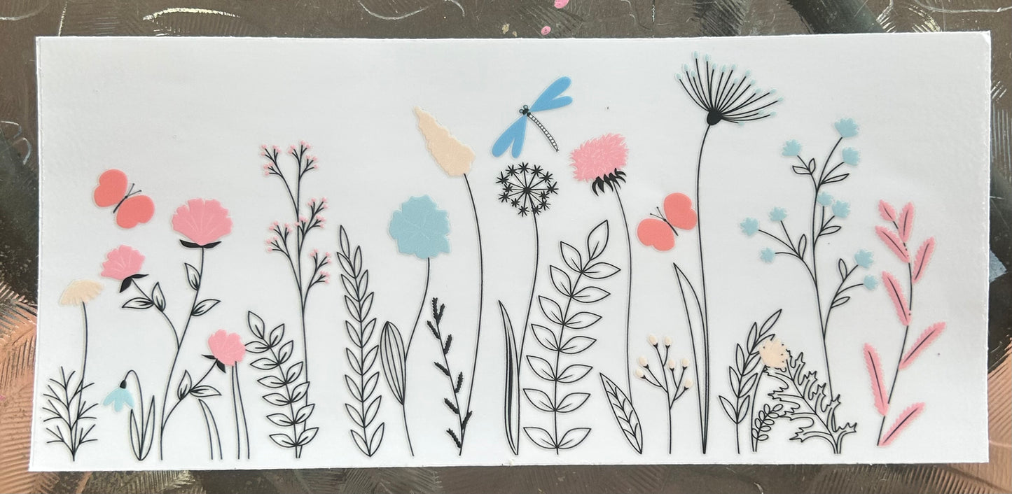 250 Flowers wrap