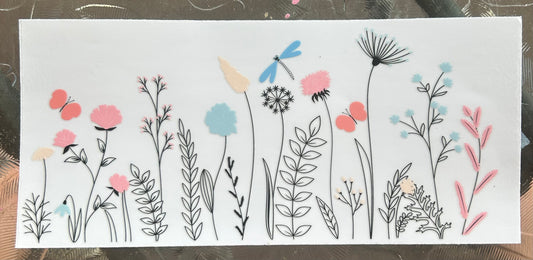 250 Flowers wrap