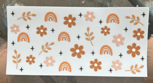 255 Flowers wrap